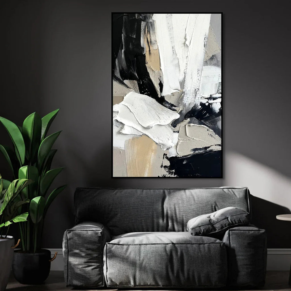 Modern Textured Art-Contemporary Textured Abstract Canvas Art for Sophisticated Interiors