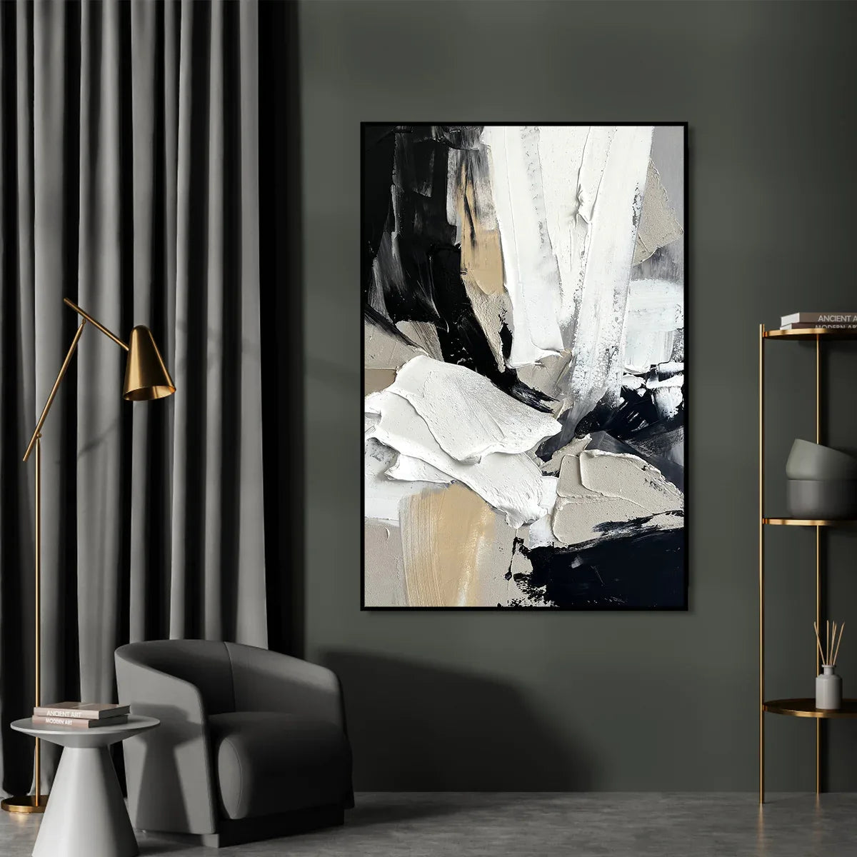 Modern Textured Art-Contemporary Textured Abstract Canvas Art for Sophisticated Interiors