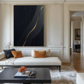 Golden Flow-Modern Minimalist 3D Golden Streamlined Texture Wall Art