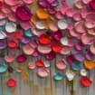 Blossoming Symphony-Dimensional Petal Abstract Wall Art#FL10005