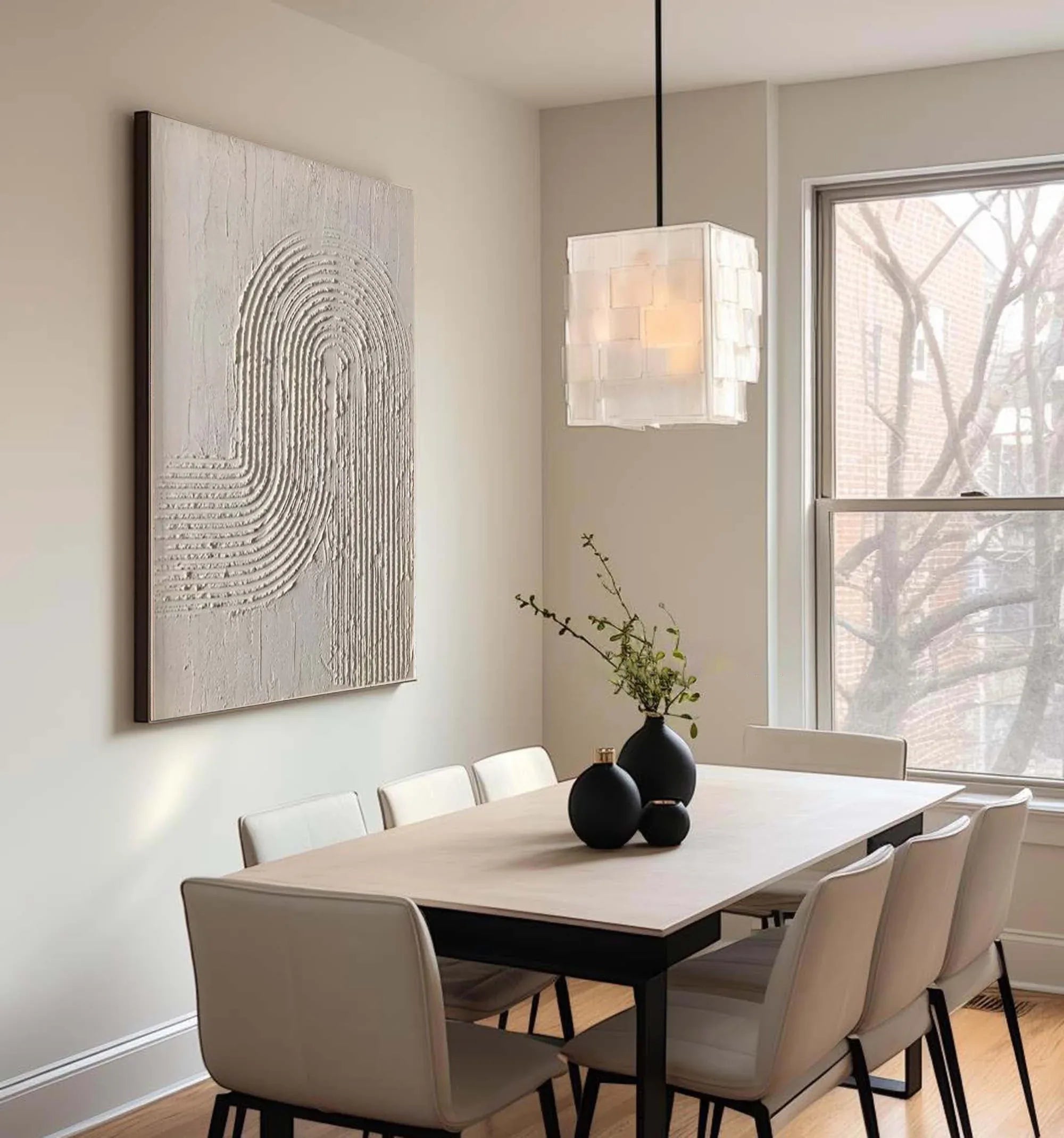 Arc Texture-Organic Flow Minimalist Texture Abstract Wall Art