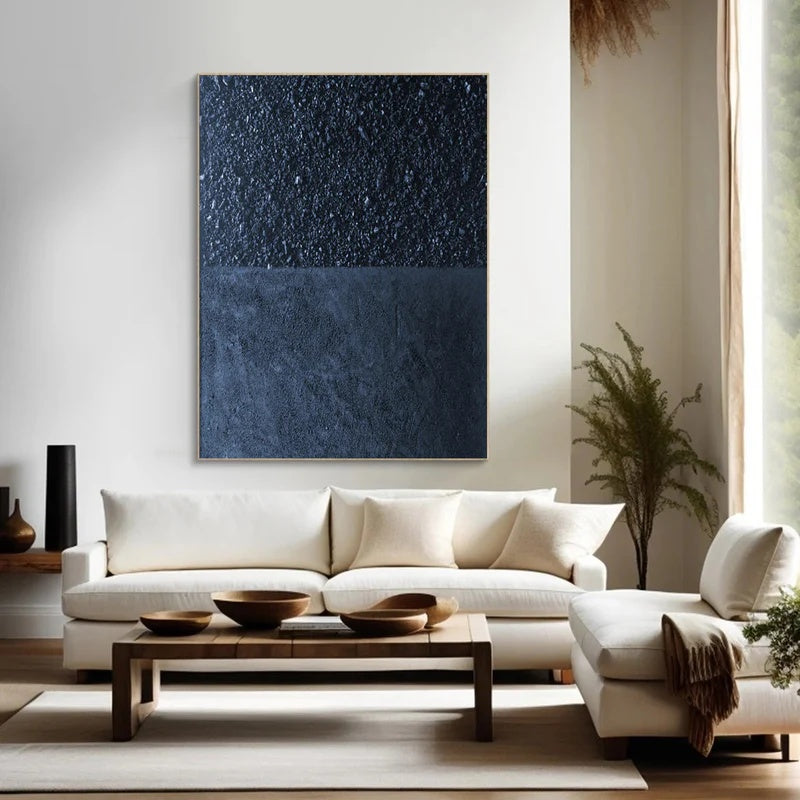 Minimalist Textured Abstract Wall Art for Modern Interiors – Still Divide#AB14127