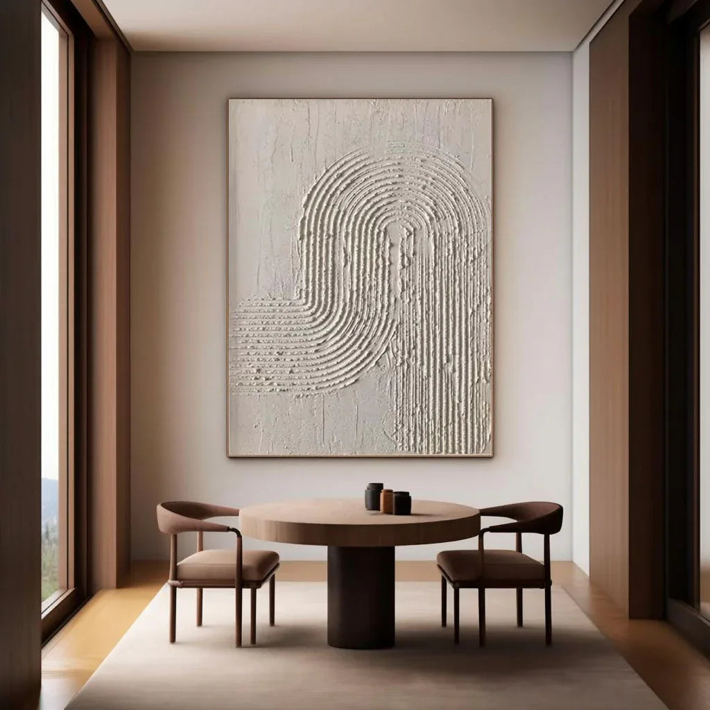 Arc Texture-Organic Flow Minimalist Texture Abstract Wall Art