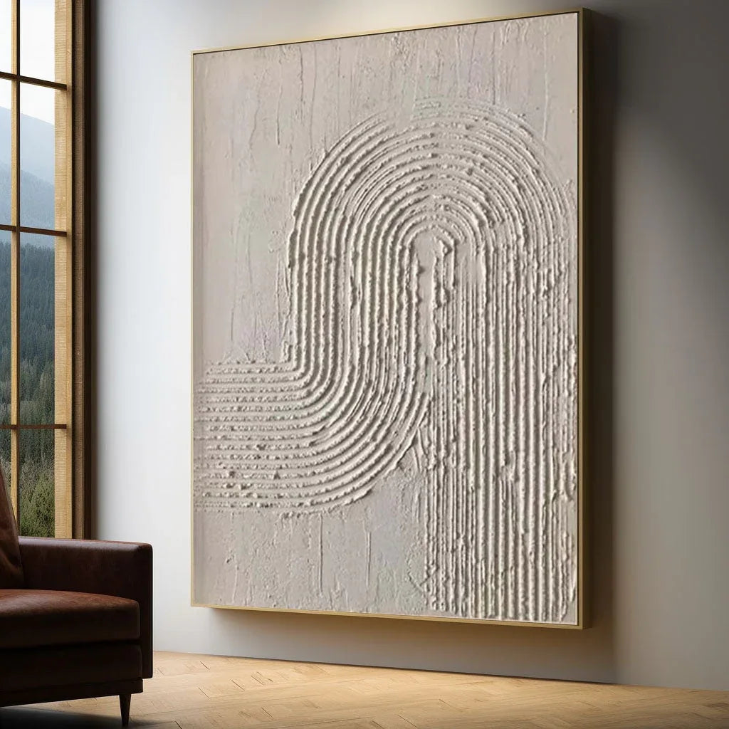 Arc Texture-Organic Flow Minimalist Texture Abstract Wall Art
