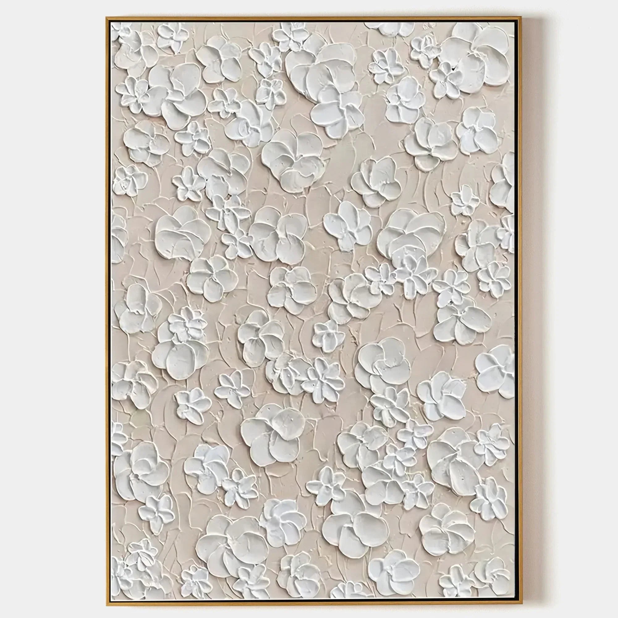 Blossom Texture Harmony-Interior Decoration Three-Dimensional Floral Texture Wall Art#FL10006
