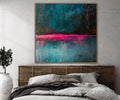 Nightfall Horizon-Modern Minimalist Fluid Texture Abstract Wall Art