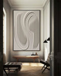 Rhythmic Relief Art-Texture Sense Shallow Rice Abstract Rhythm Wall Art