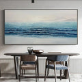 Silent Waves-Modern Home's Three-Dimensional Sea View Texture Wall Art