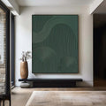 Silent Currents – Sculptural Textured Abstract Wall Art#AB14152