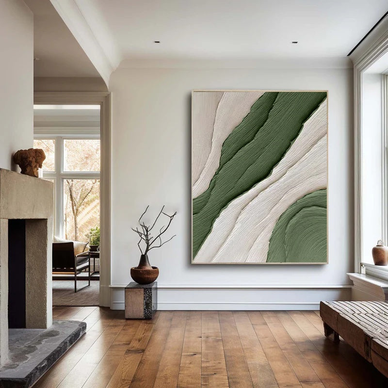 Quiet Layers – Minimalist Textured Abstract Wall Art#AB14153