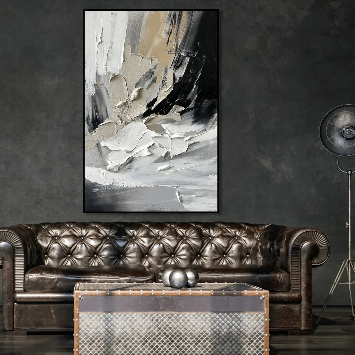 Abstract Textured Blend-Modern Abstract Textured Canvas Wall Art for Elegant Home Decor