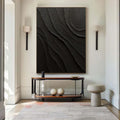 Ripple Harmony - Modern Home Decoration Minimalist Crack Texture Wall Art