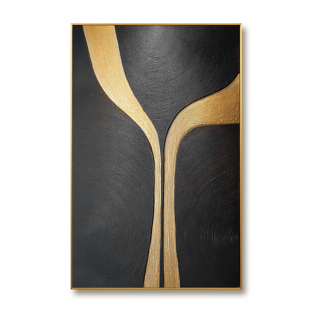 Quiet Ascent Large Vertical Textured Abstract Oil Painting#AB14209