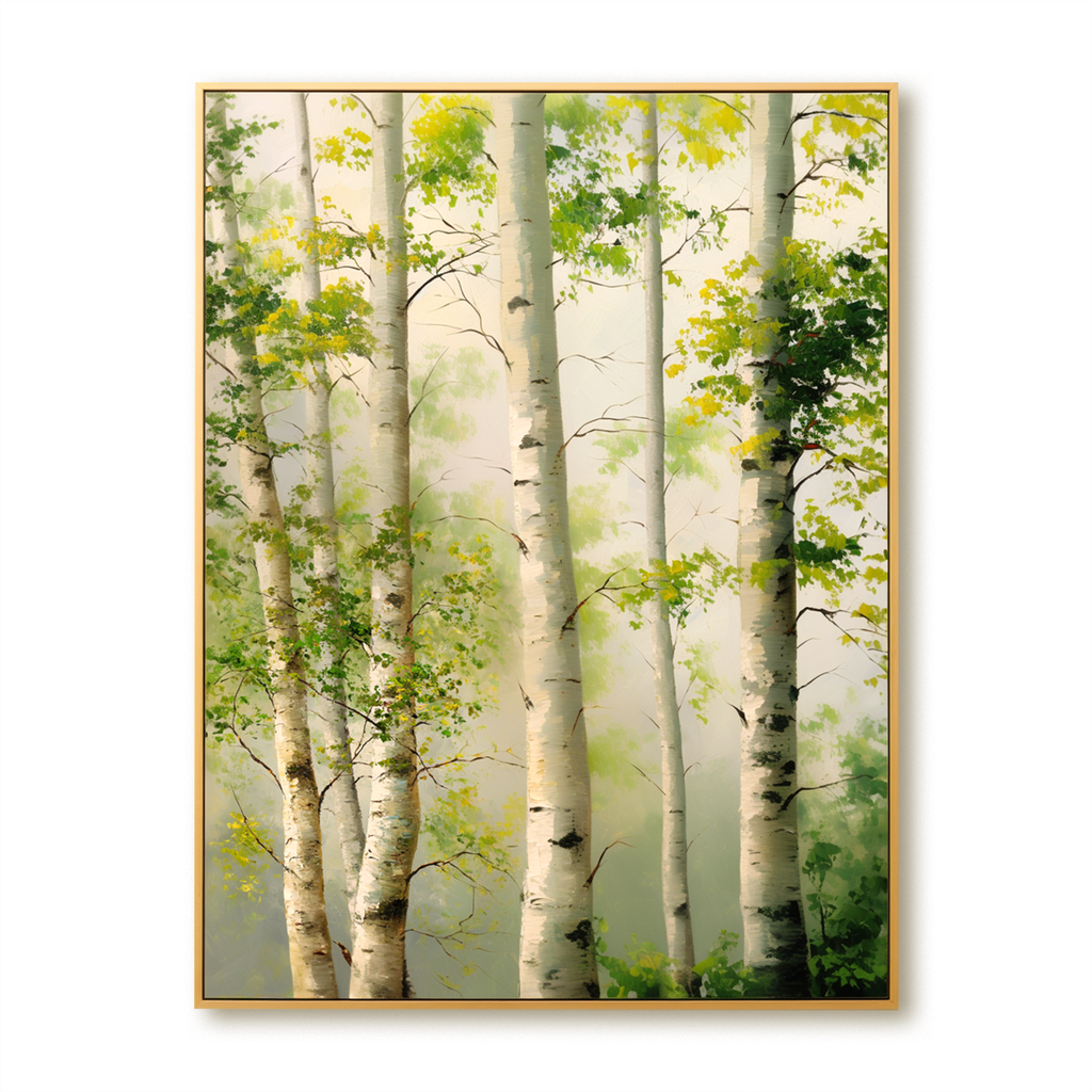 Quiet Grove - Modern Indoor Hand-Painted Natural Decorative Wall Art#AB14166