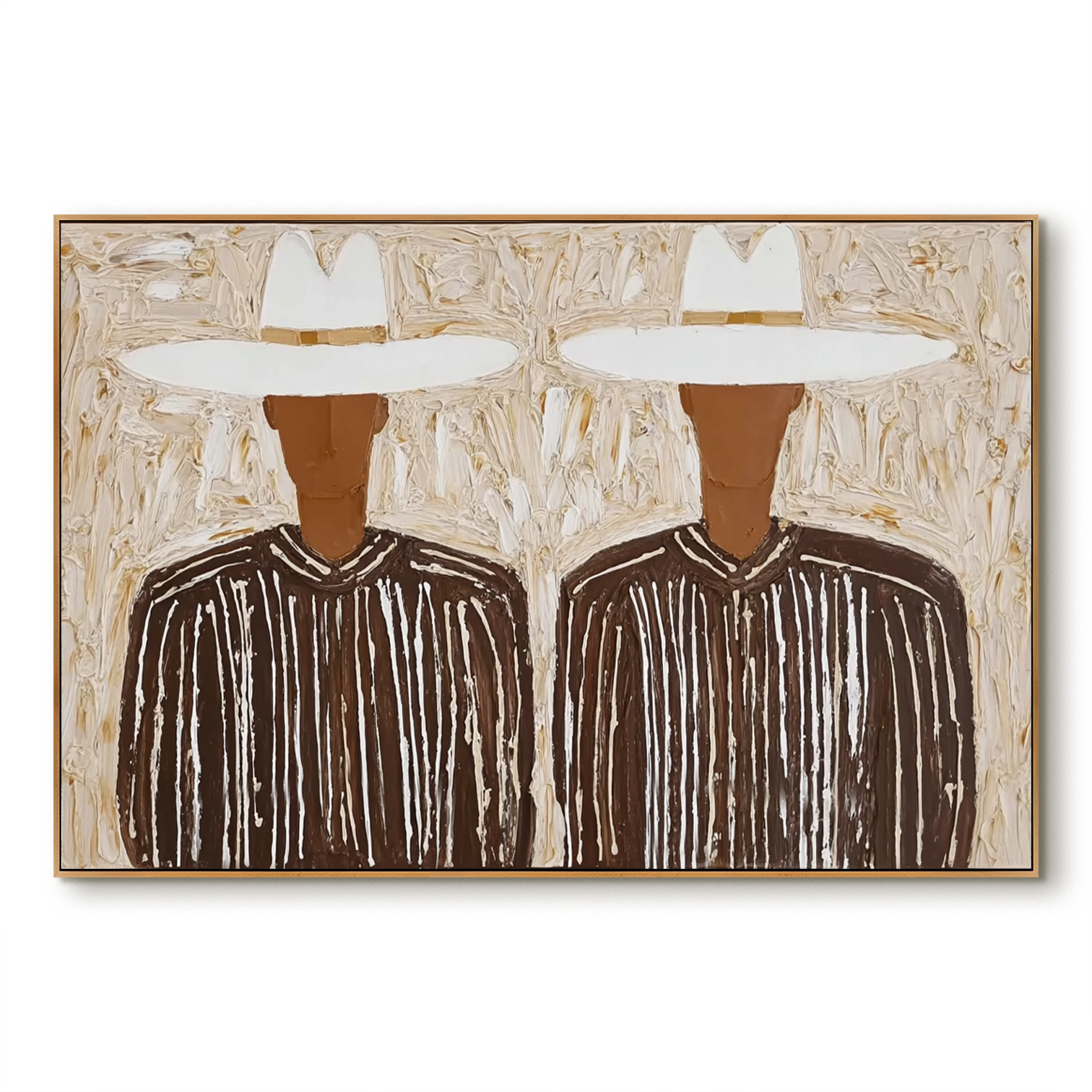 Quiet Alignment - Modern Decorative Retro Abstract Figure Wall Art#AB14160