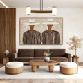 Quiet Alignment - Modern Decorative Retro Abstract Figure Wall Art#AB14160