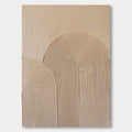 Natural Achievements - Abstract Wall Art of Hand Drawn Textured Geometric Arches