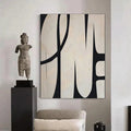 Longing - Minimalist Wabi Sabi Abstract Geometric Wall Art