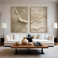 Coastal Textures Painting Set Of 2 #SO10009