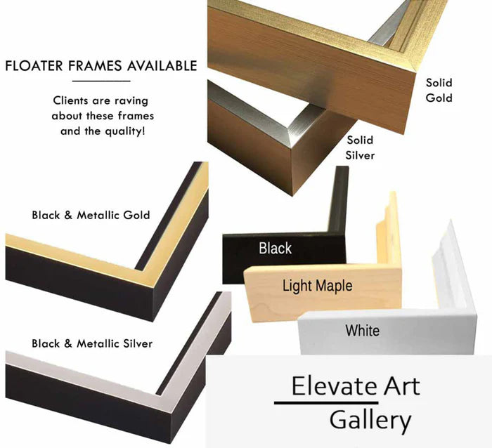 Light Painting Landscape Art Minimalism Canvas Natural Colors "Indecision"