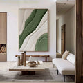 Modern Minimalist Textured Canvas - Earthy Tones for Elegant Interiors