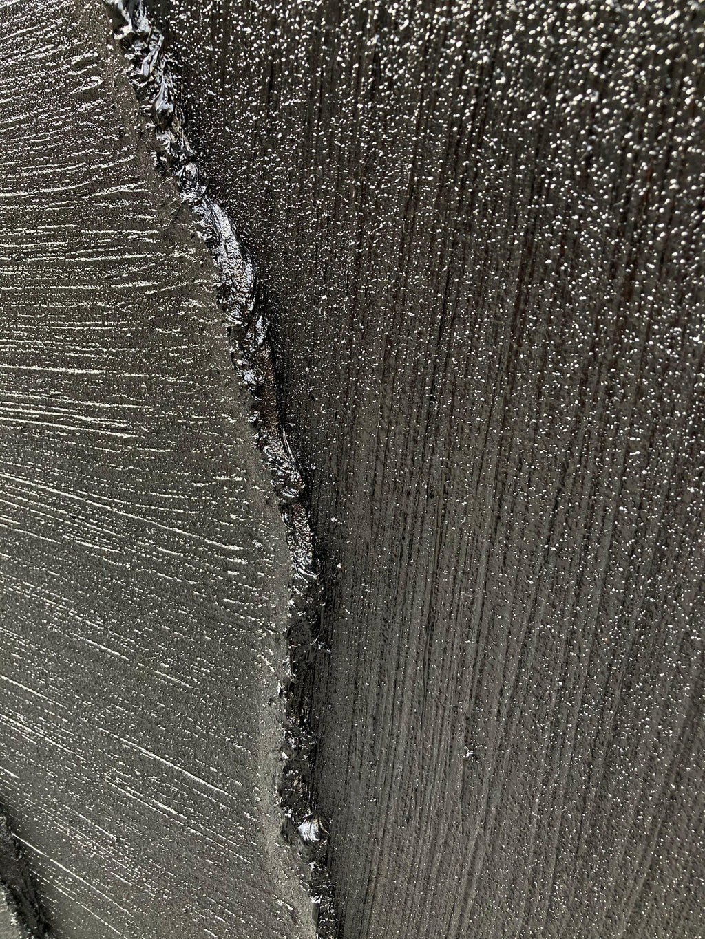 Dark Rift-Minimalist Black and Gray Textured Lines and Abstract Wall Art in Modern Interior Design