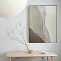 Earthbound Serenity-Modern Minimalist Decoration Wabi Sabi Abstract Wall Art