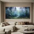 Mystic Forest - Hand-Painted Nature Landscape Oil Painting#AB14094