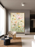 Spring Blossom - Hand Drawn Thick Painted Floral Texture Wall Art#FL10061