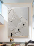 Path to the Summit-Vertical 3D Climbing Abstract Wall Art