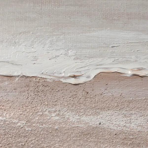 Coastal Quiet Texture-Coastal Texture Oil Painting Wall Art in Modern Interior Decoration