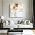 Ethereal Harmony-Modern Minimalist Style, Soft Block and Abstract Form Wall Art#WB10101