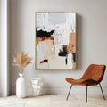 Abstract Symphony - Minimalist Color Blocking Abstract Hand-Painted Oil Painting Wall Art