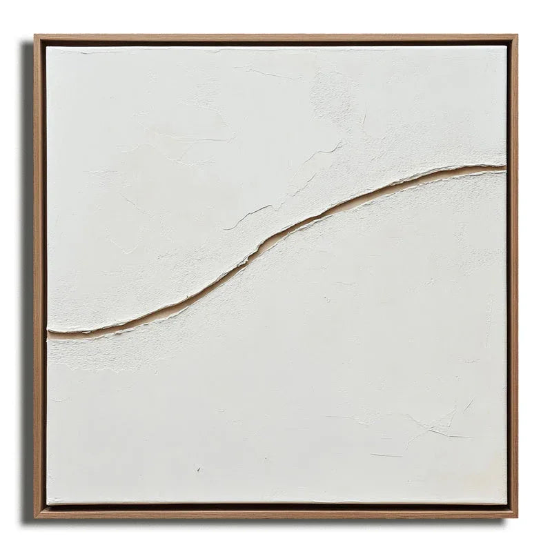 Golden Horizon-Modern Minimalist Three-Dimensional Curved Texture Wall Art