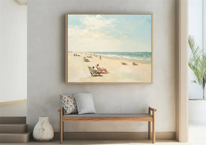 Seaside Serenity-Abstract Oil Painting Wall Art#SS10090