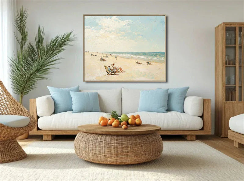 Seaside Serenity-Abstract Oil Painting Wall Art#SS10090