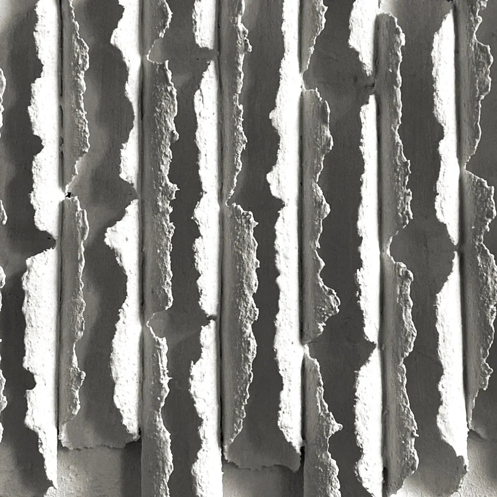 Fragmented Harmony-Shallow Tone Three-Dimensional Fission Texture Abstract Wall Art