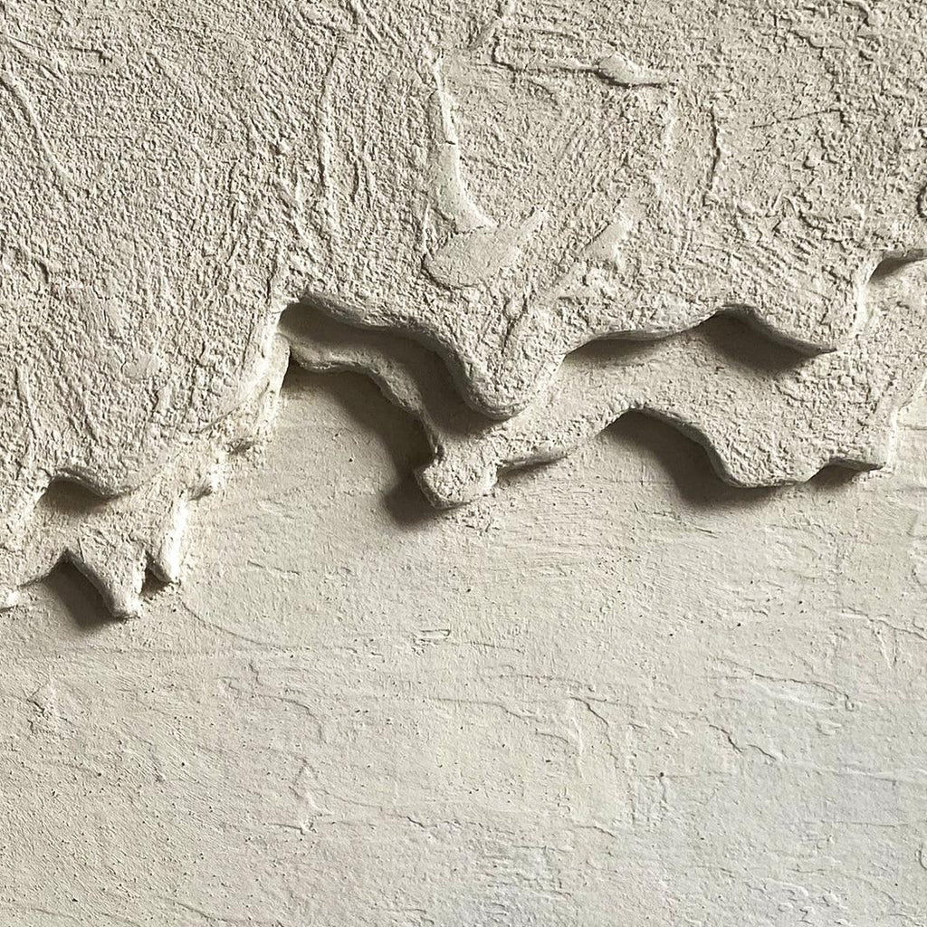 Eclipsed Radiance-Abstract Texture Relief Wall Art