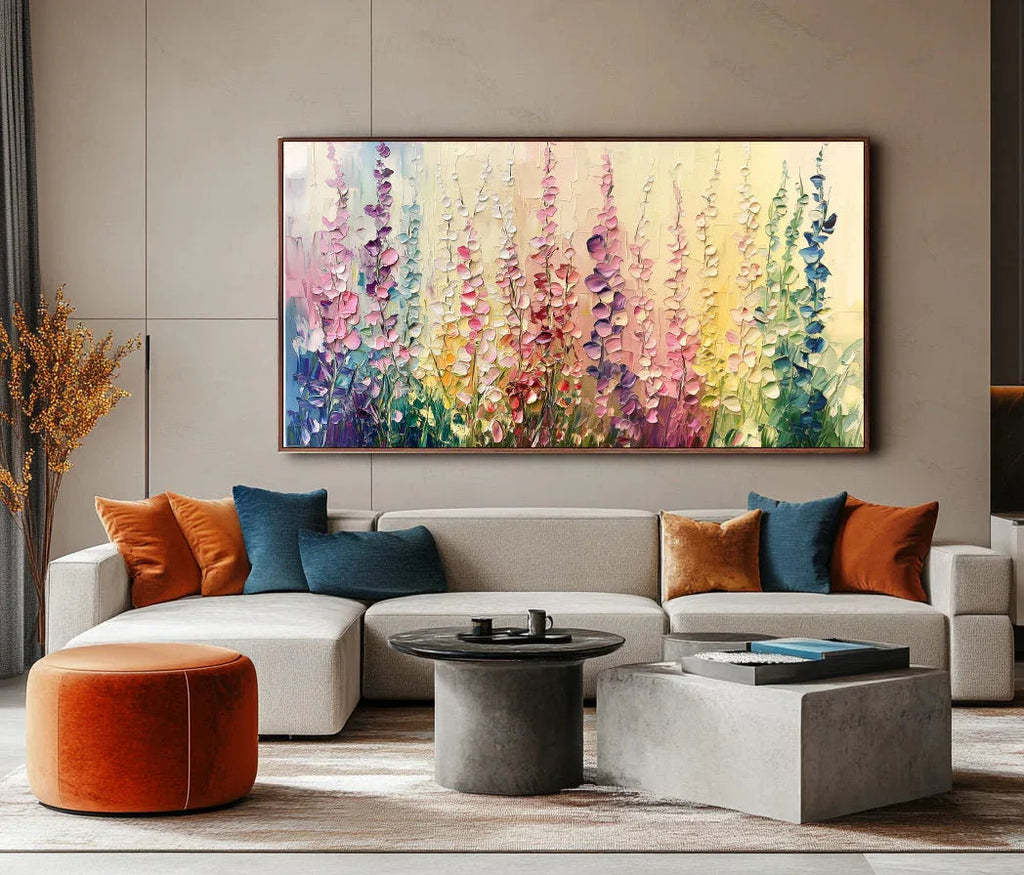 Special payment link for Floral Symphony Canvas Art-Horizontal Colorful Flower Cluster