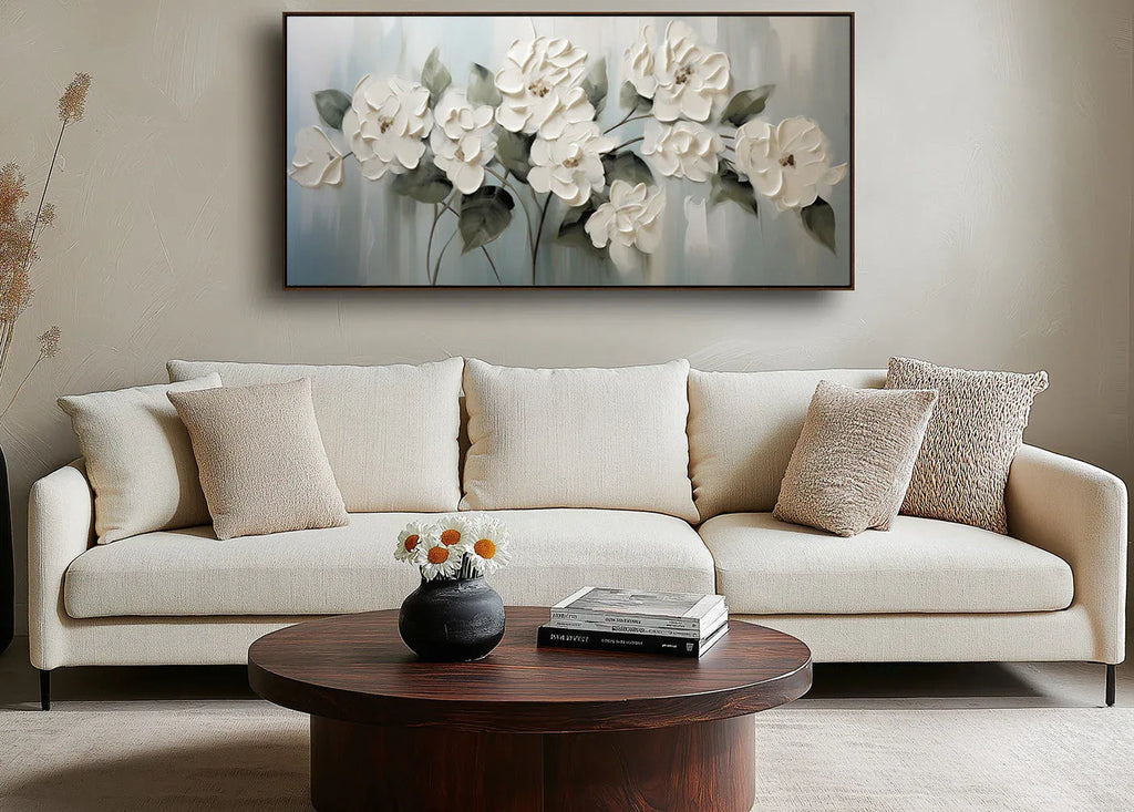 Garden Elegance-Morandi Color Series Floral Texture Wall Art#fl10021