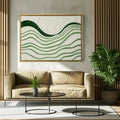 Rhythms of Silence - Abstract Oil Painting for Textured Modern Wall Art