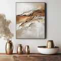 Earthy Texture and Soft Tones 2 - Textured Abstract Painting