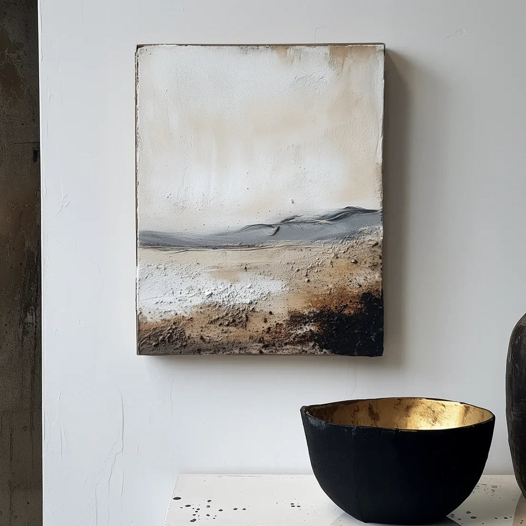 Abstract Landscape in Earthy Tones 1 - Textured Nature Art