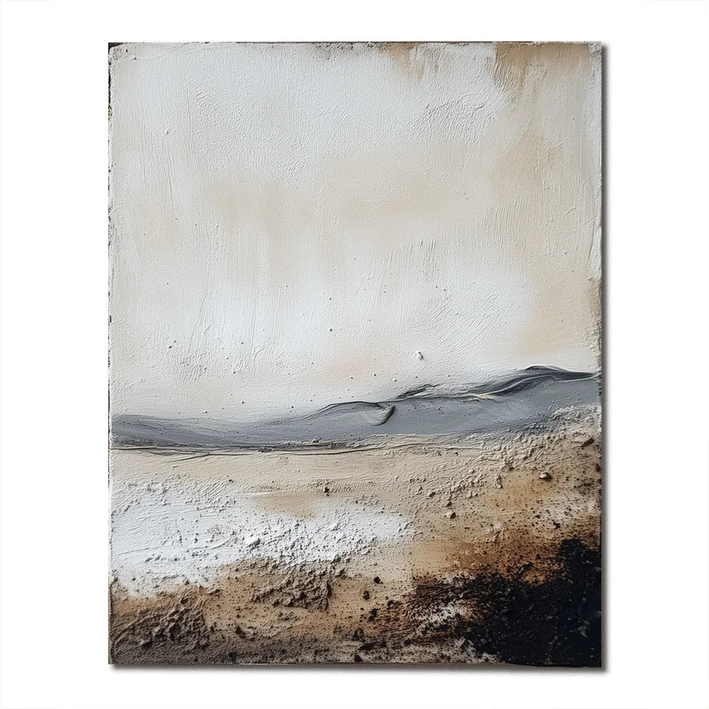 Abstract Landscape in Earthy Tones 1 - Textured Nature Art