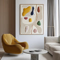Playful Abstraction-Modern Space Healing Abstract Wall Art