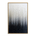 Falling Light-Interior Design Hand-Painted Abstract Wall Art with Dotted Texture