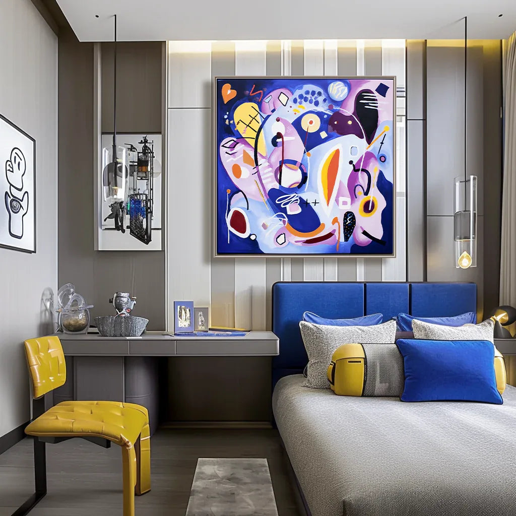 Artextured – Pop Mirage | Vibrant Abstract Pop Art Oil Painting#AB14074