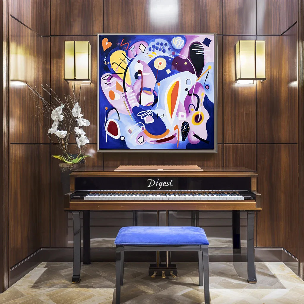 Artextured – Pop Mirage | Vibrant Abstract Pop Art Oil Painting#AB14074