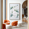 artextured – Alpine Ski Adventure | Textured Winter Sports Oil Painting