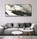 Monochrome Contrast-Minimalist Living Room Space Magic Wall Art